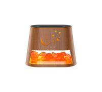 NINMORTH Grain de bois pour humidificateur de flamme et diffuseur d'arômes, 4 réglages de minuterie, filtre à air ionique négatif, lampe à brume froide silencieuse pour la maison et le salon