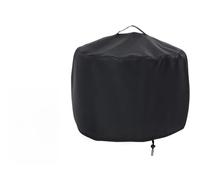 NINMORTH Housse de cuisinière ronde robuste en tissu 420D imperméable avec cordon de serrage Gozney XL, noir