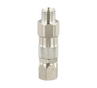 NINMORTH Joint pivotant sans air de 6,35 mm pour tuyau haute pression en acier inoxydable avec rotation à 360 degrés pour pulvérisateurs de peinture