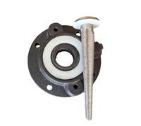 NINMORTH Kit complet de réparation de pompe type 75 avec piston en fonte, bagues d'étanchéité en cuir et valve pour pompe à eau manuelle