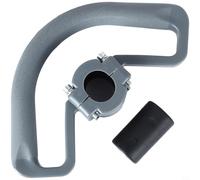 NINMORTH Kit de poignée de tondeuse à gazon ergonomique pour manche de 26 mm, poignée de rechange pour gazon et balai, gris