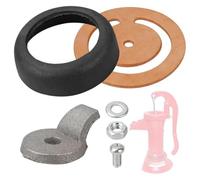 NINMORTH Kit de réparation de pompe à pichet pour Simmons 1160 et PM500, pour remplacement de cuirs de soupape inférieure, joints de tasse de piston, poids de clapet anti-retour, métal et cuir