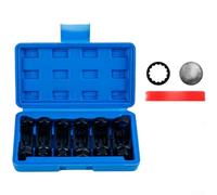 NINMORTH Kit de retrait d'écrou de jambe de suspension 16-24 mm Outil | Acier au chrome vanadium, anodisé noir, résistant à l'usure, entraînement 1/2", robuste
