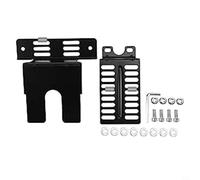 NINMORTH Kit de support de rôtissoire en fer robuste pour barbecue, cadre de support réglable pour viande juteuse, volaille, accessoire de barbecue compatible avec la plupart des barbecues (fer)