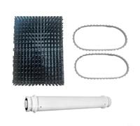NINMORTH Kit de tubes de roue de rechange RCX26003 avec brosse et courroies pour robots nettoyeurs Hayward RC9742 RC9965CC QC Plus