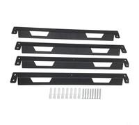 NINMORTH Lot de 2 supports de montage compatibles avec STACKTECH pour systèmes ToughBuilt - Kit de montage mural pour jauge - Rouille - Lot de 2 (4 pièces)