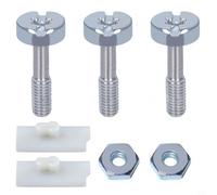NINMORTH Lot de 3 vis de rechange pour capot de moteur, 2 écrous, 2 pare-chocs MS231 MS241 MS251 MS271 MS291