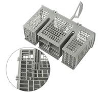 NINMORTH Panier à couverts gris pour lave-vaisselle Neff remplace 489464 418280 avec poignée amovible et couvercle
