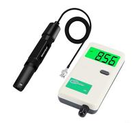 NINMORTH PH-mètre portable avec rétroéclairage, testeur précis de qualité de l'eau I0.1 pour hydroponie, aquarium, piscine, utilisation facile, pile 9 V incluse