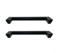 NINMORTH Poignée de gril pour kit de remplacement 32413 pour barbecue à granulés PB150PPS en nylon noir avec lunette latérale (2 pièces)