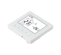 NINMORTH Thermostat électrique blanc pour chauffage au sol avec fonction de programmation hebdomadaire