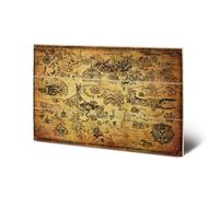 Nintendo Impression sur Bois 29, 5 x 20 cm - The Legend of Zelda (Carte)