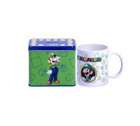 NINTENDO Set tasse + tirelire Luigi Super Mario Bros