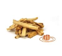 NIRDOSH - Kit Palo Santo PALITO - 25 Bâtons de Ecuador + Support en cuivre - Encens Naturel 100% Originaux et Biologiques Yoga, Meditation Palo Santo Bois sacré Bursera Graveolens
