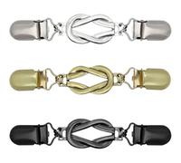 NIRNHYRUR Pinces à Pull 24 pièces, Pinces à Pull, Cinch Vintage for Robe, châle au Dos, col de Cardigan for serrer Le Pantalon, tendeur de Taille(Gold)
