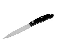 Nirosta 43804 Couteau Universel Nirosta-Fit 22cm en Pom/INOX, Acier Inoxydable, Noir/Argent, 22 x 5 x 1,6 cm