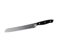 Nirosta Couteau à Pain Trinity 34 cm - Acier Inoxydable de qualité supérieure - Lame dentée de qualité Professionnelle pour Pain, pâtisserie, etc. - Lame effilée à la Main - Manche Lourd avec