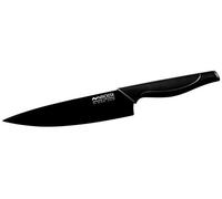 Nirosta Couteau Chef Wave. Polypropylène, élastomère et Acier Inoxydable Noir et Gris. 21-35 cm. 1 pièce