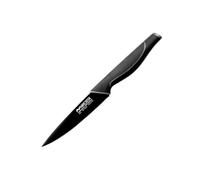 Nirosta Couteau de Cuisine Lame Inox 15 cm | Coupe précise pour légumes viande et poisson, Lame inox 15 cm, Format 29 cm, Finition noire Black Edition, Marque Nirosta