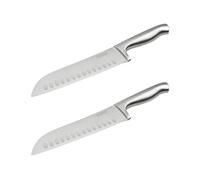Nirosta Lot de 2 couteaux Santoku lame 18 cm