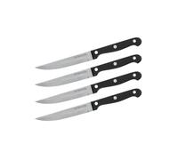 Nirosta - Lot de 4 couteaux à steak Mega 21 cm - Lame en acier inoxydable Nirosta, manche POM ergonomique - Pour viande et pizza