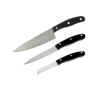 Nirosta Set de 3 couteaux de cuisine inox universels 20, 22 et 31 cm