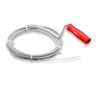 Nirox Déboucheur à manivelle 3m x 5mm - Furet déboucheur avec manivelle en bois - Débouchage canalisation idéale pour enlever les cheveux des drains Bois G