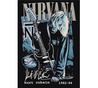 Nirvana 3 Affiche murale rétro vintage pour concert de rock A4