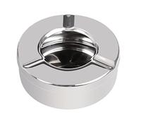Cendrier Inox Anti-Vent Diamètre 90 mm - x 6 - Olympia - - Inox x35mm Inox G