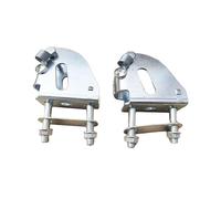 Nishiyuenyi 2 Pièces Base Chariot Plateforme Armature Métal Poignée Barre Charnière Robustesse Facilite Installation pour Usage Commerces Magasins, avec vis de montage