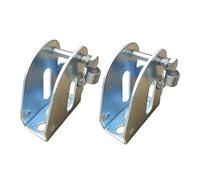 Nishiyuenyi 2 Pièces Base Chariot Plateforme Armature Métal Poignée Barre Charnière Robustesse Facilite Installation pour Usage Commerces Magasins, Sans vis