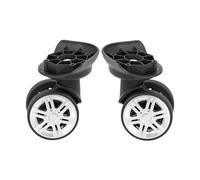 Nishiyuenyi 2 Pièces Roues Valise Roues Pivotantes Bagages Remplacement Accessoire Chariots Résistantes Stables Matériau Polypropylène Adaptées aux Valises Sacs