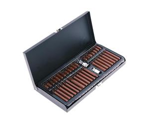 Nishiyuenyi 40 Pièces Hex Sockets Bit Ensemble Embouts Hex Star Douilles Acier Alliage Case Accessoire Adapté pour Réparation Auto Intervention Mécanique U, Bronze