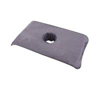 Nishiyuenyi Housse de Table de Massage avec Trou Protection Absorbante en Microfibre pour Spa Serviette Douce Adaptée au Salon de Beauté et Centre de, Gris