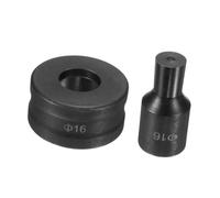 Nishiyuenyi Jeu de Matrices de Perforation, Outil de Poinçonnage, Matrice Ronde de Rechange, Acier 40Cr, Formage de Trous, Installation Facile, Compatible avec, 1.6 Cm