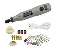 Nishiyuenyi Mini Meuleuse Électrique Perceuse Rotative Portable sans Fil Stylo de Polissage Travail sur Métal Outil Fonction Ajustable Convient à la, gris