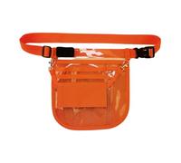 Nishiyuenyi Organiseur de Ceinture de Soins Sac Banane pour Infirmière Poches Multiples Ajustable Polyester et PVC Fonction D'Utilisation Convient à Tra, Orange