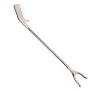 Nishiyuenyi Pince à Déchets, Ramasse-déchets, Collecteur de Déchets En Acier Inoxydable et Polypropylène, Poignée Ergonomique et Crochet pour Bureau, Maison, 60cm