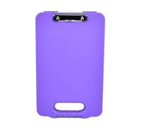 Nishiyuenyi Presse-papiers avec Rangement Dossier de Classement Portable Pochette à Stylos Support de Fichiers Grande Capacité Matériau Imperméable et Antidérapan, violet