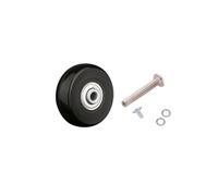 Nishiyuenyi Roue de Valise Universelle Caster Remplacement pour Bagages Pièce Détachée Trolley en PU Résistante Montage Pratique Convient Aux Touristes D', Diamètre 5 Cm