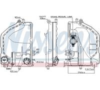 NISSENS 996022 Vase d'expansion, liquide de refroidissement