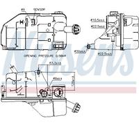 NISSENS 996062 Vase d'expansion, liquide de refroidissement pour MERCEDES-BENZ