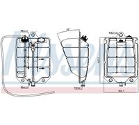 NISSENS 996075 Vase d'expansion, liquide de refroidissement