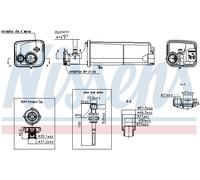 Nissens Vase d'expansion liquide de refroidissement 996261 Matière plastique pour BMW 3 1.9 1997-2001