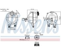 NISSENS 996306 Vase d'expansion, liquide de refroidissement pour CITROËN,DS,OPEL