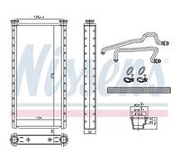NISSENS Échangeur de chaleur, chauffage intérieur 707221 | Compatible avec: LAND ROVER DISCOVERY V, LAND DISCOVERY V VAN, LAND RANGE IV, LAND RANGE SPORT II