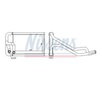 NISSENS Échangeur De Chaleur Radiateur Compatible Pour Hyundai IX55