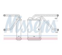 NISSENS Échangeur De Chaleur Radiateur Pour Daewoo Nexia 1.5 16V Espero