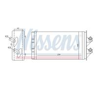 NISSENS Échangeur De Chaleur Radiateur Pour Fiat Cinquecento 0.9 I.E S 1.1