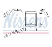 NISSENS Échangeur De Chaleur Radiateur Pour Ford Galaxy 2.0 TDCI 2.2 S-MAX
